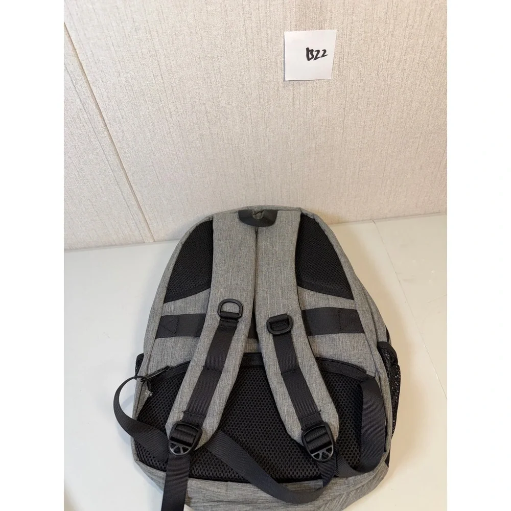MATEIN Grey Anti Theft Slim Travel Laptop Backpack With USB Charging Port unisex